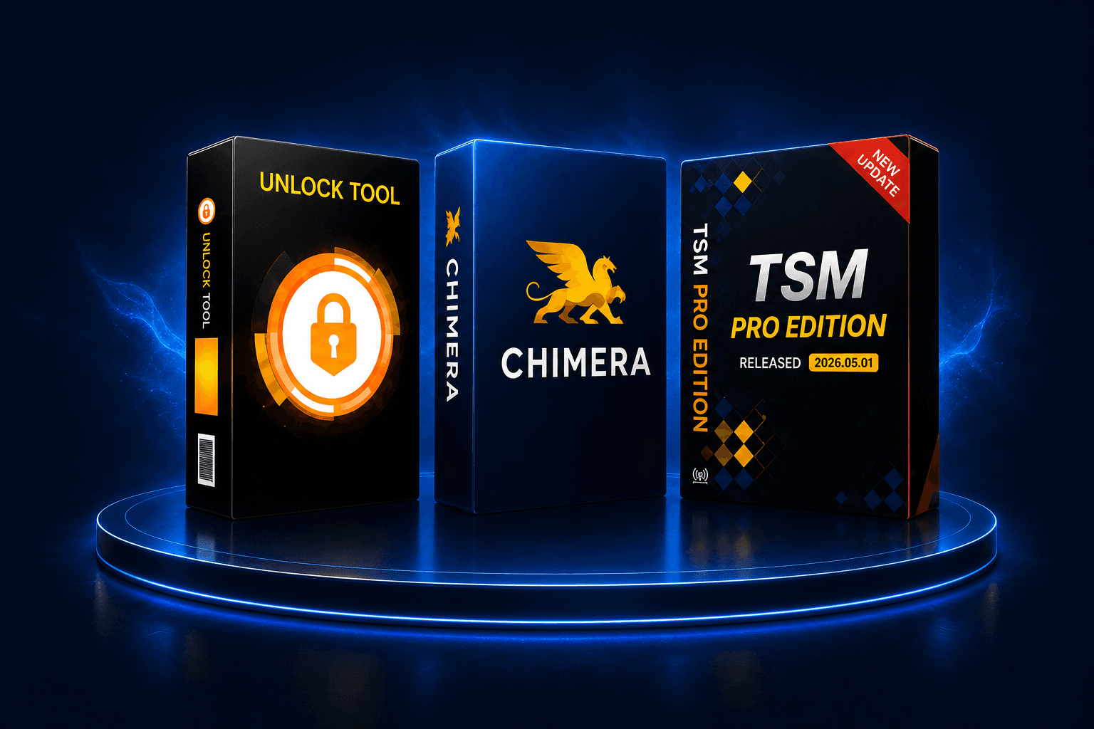 Unlock Tool, Chimera e TSM Pro