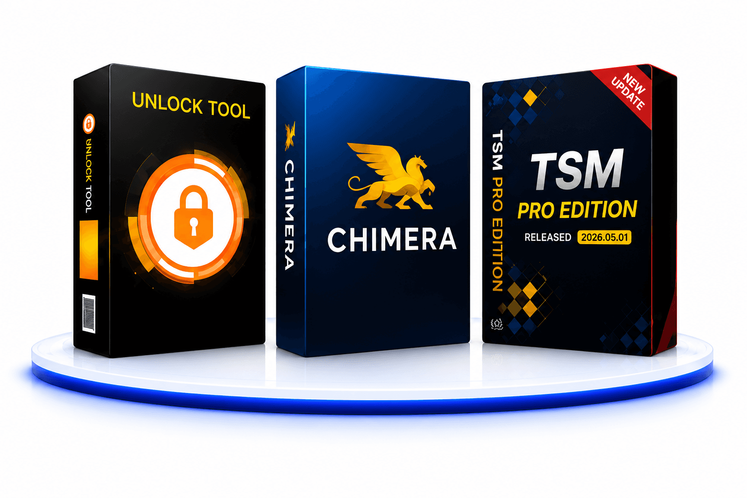 Unlock Tool, Chimera e TSM Pro